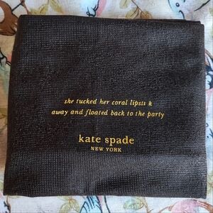 Kate Spade Brown Gold Embossed Brown Handbag Storage Dust Bag 19 1/2" x 17 1/4"
